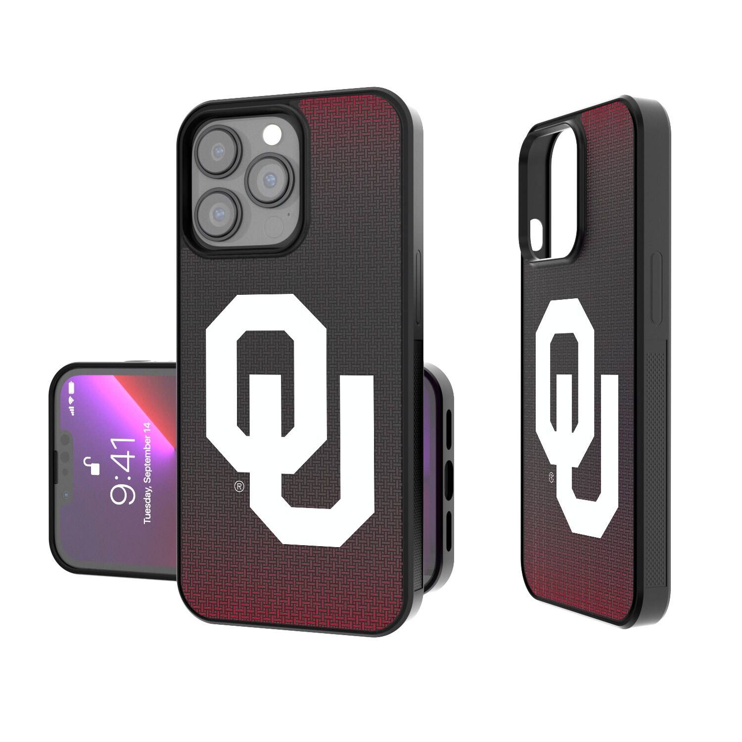 Keyscaper - NCAA - Oklahoma Sooners Linen Logo iPhone Bump Case - 14 Pro Max - Black price history on PriceWatchPro