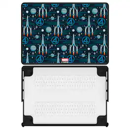 Keyscaper - Marvel Pattern Laptop Case - Apple MacBook Pro 16-inch (2021)/(2023) - Fantastic Four