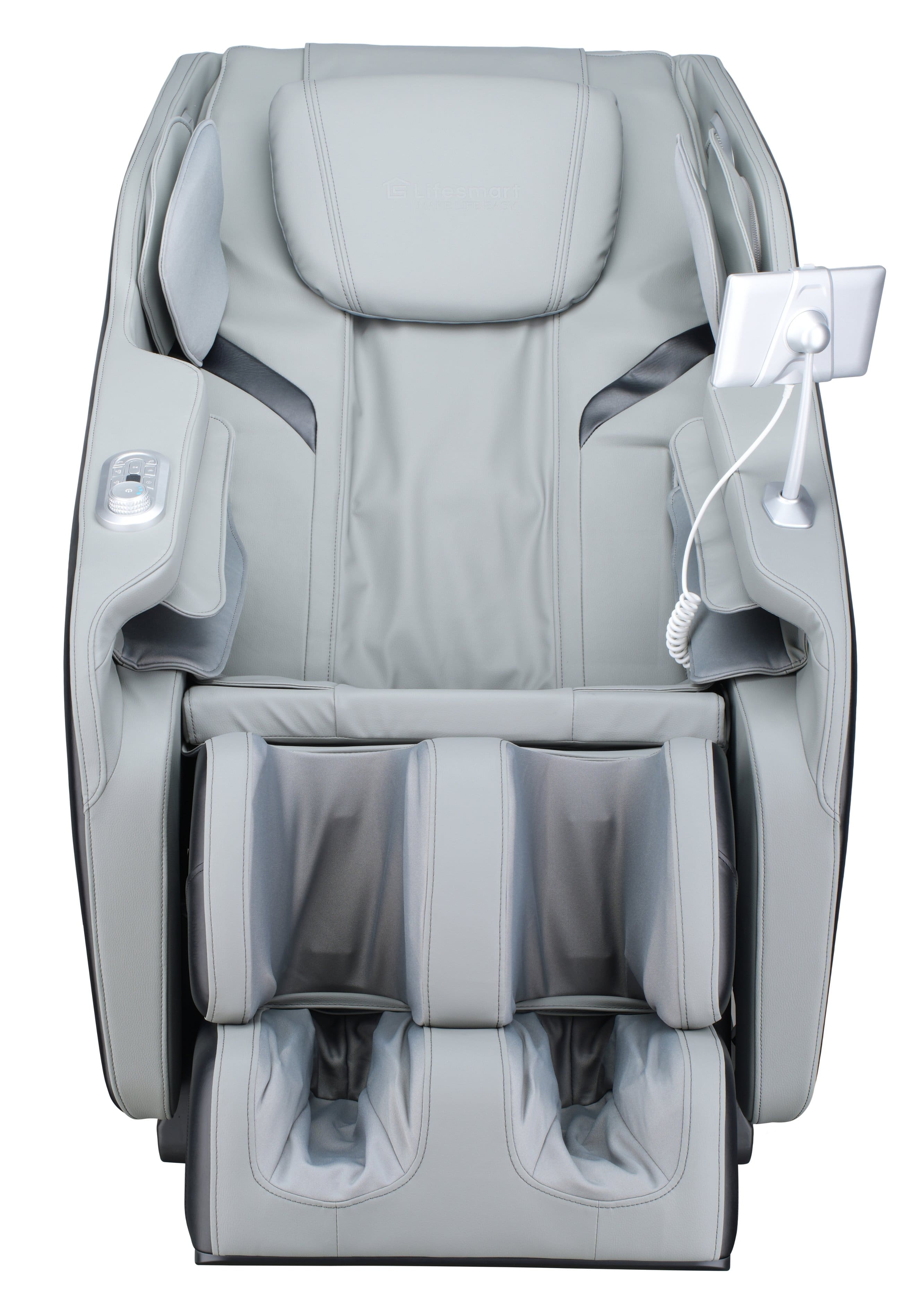 Front. Lifesmart - Lifesmart Motion 2D Massage Chair Bluetooth Connection Zero Gravity R8375 - Black.