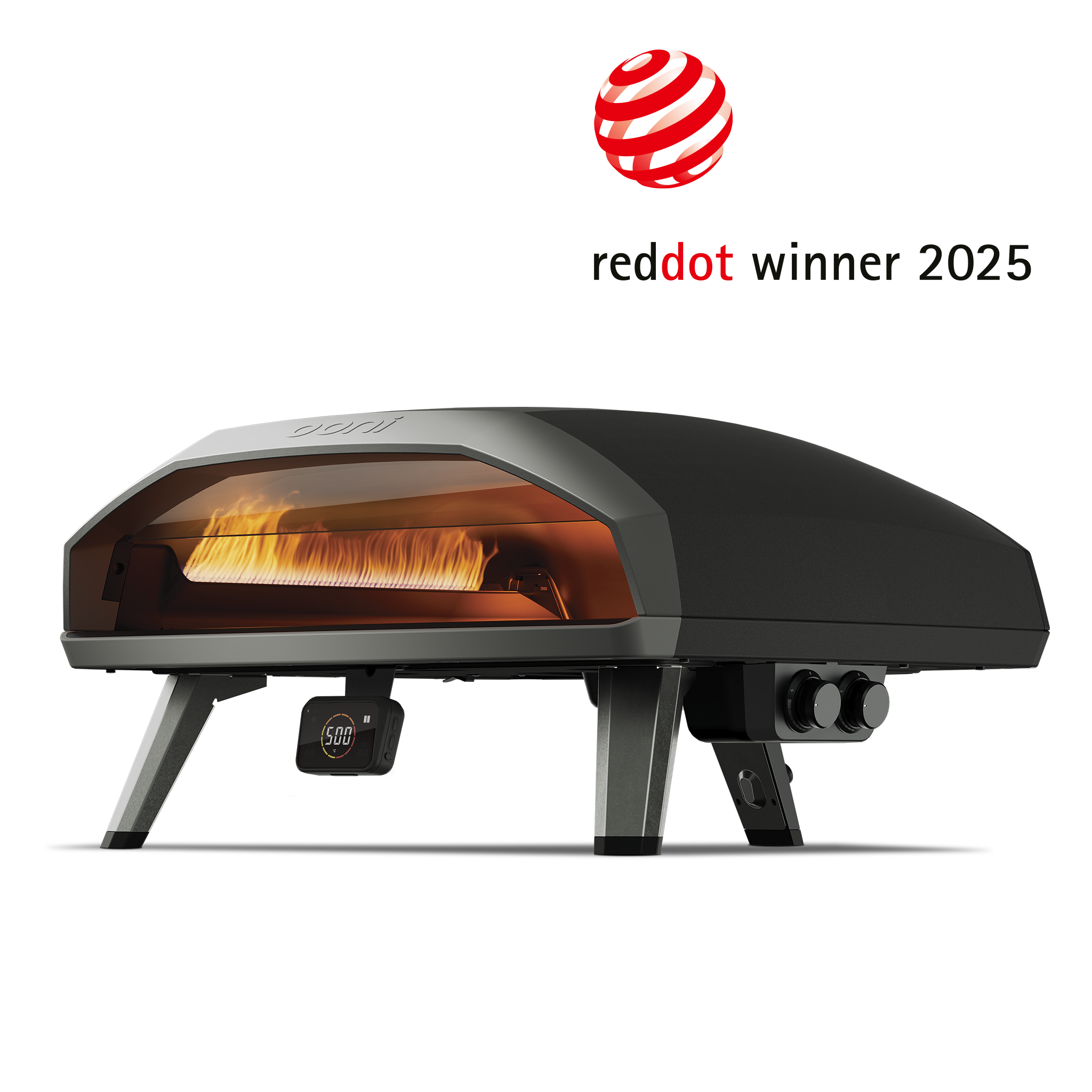 Alt View 8. Ooni - Koda 2 Max Gas-Powered Outdoor Pizza Oven - Black.