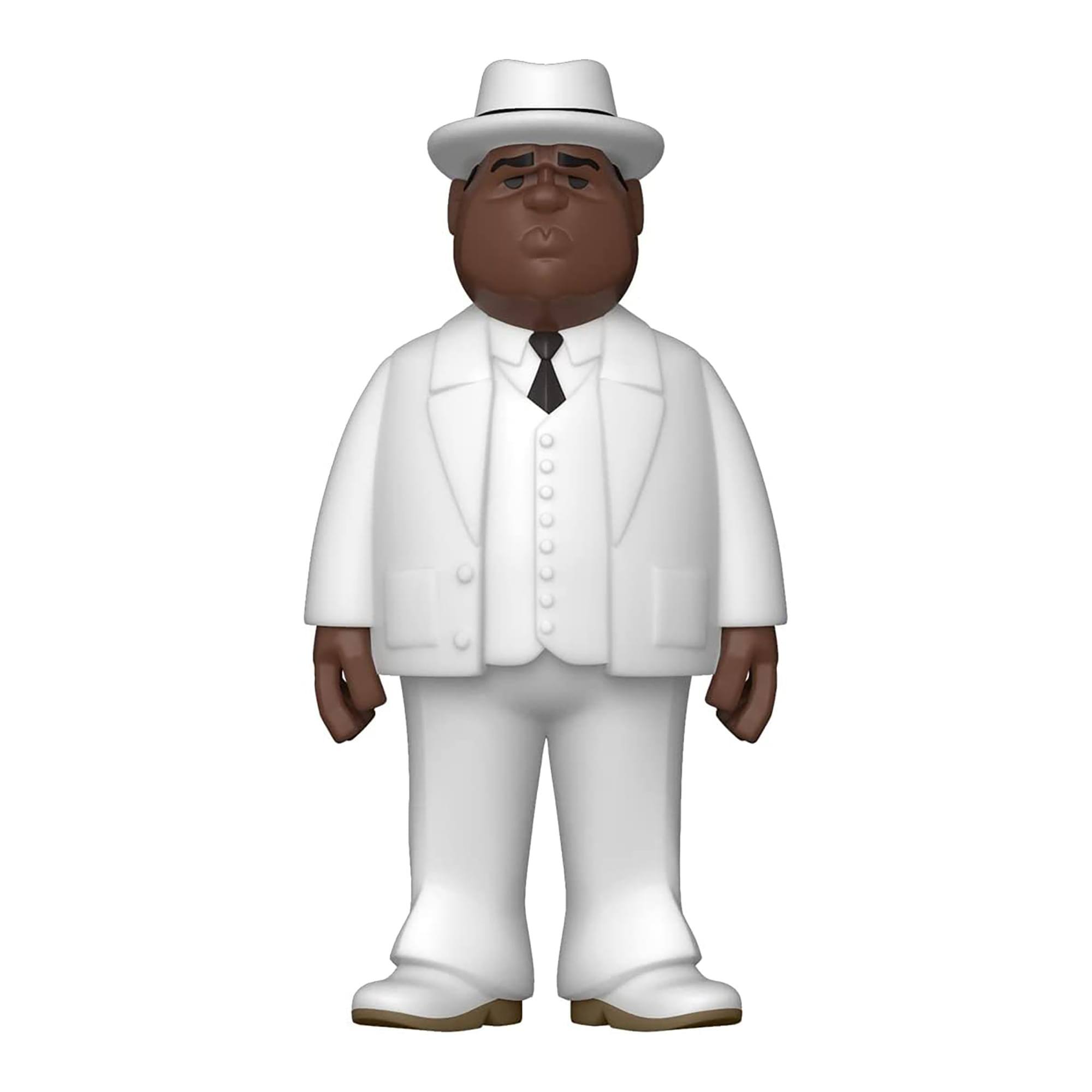Front. Funko - Funko Gold 12 Inch Vinyl Figure | Biggie Smalls (White Suit) - White.