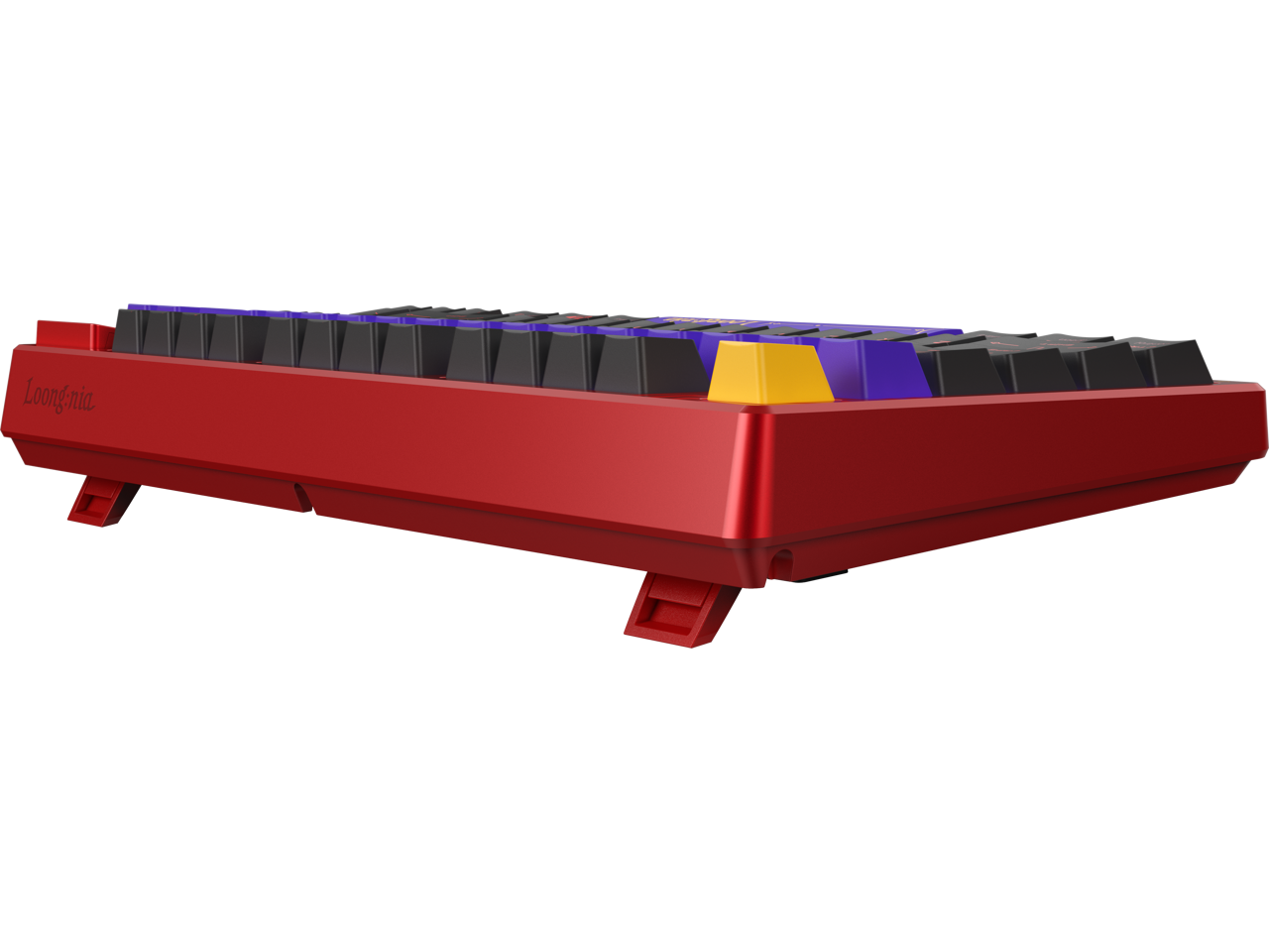 Alt View 8. MSI - MSI Forge TKL Wireless MLG Gaming Keyboard - Mechanical Linear, PBT Keycaps, RGB, USB/Bluetooth/2.4GHz - RGB.