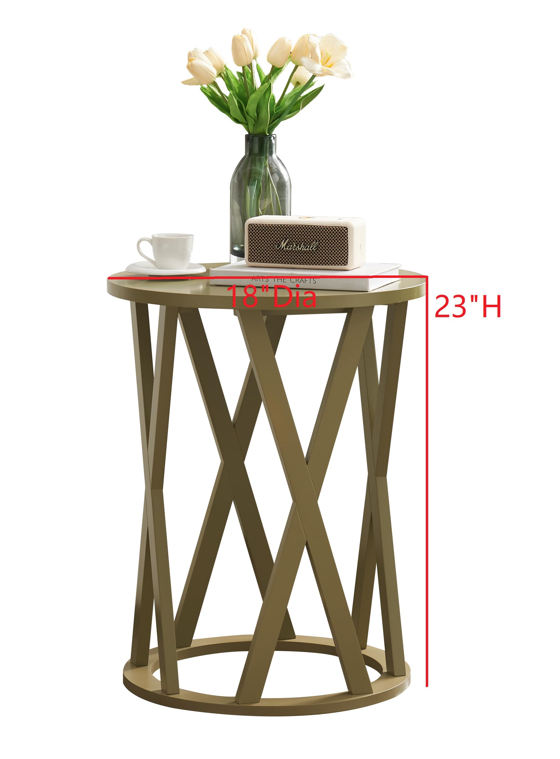 Marsball PON TE CRAFTS  
18" Dia  
23"H