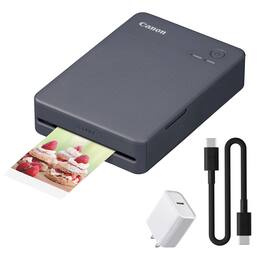 Canon - SELPHY QX20 Compact Photo Printer Gray (6752C001) Cleaning Bundle - Black