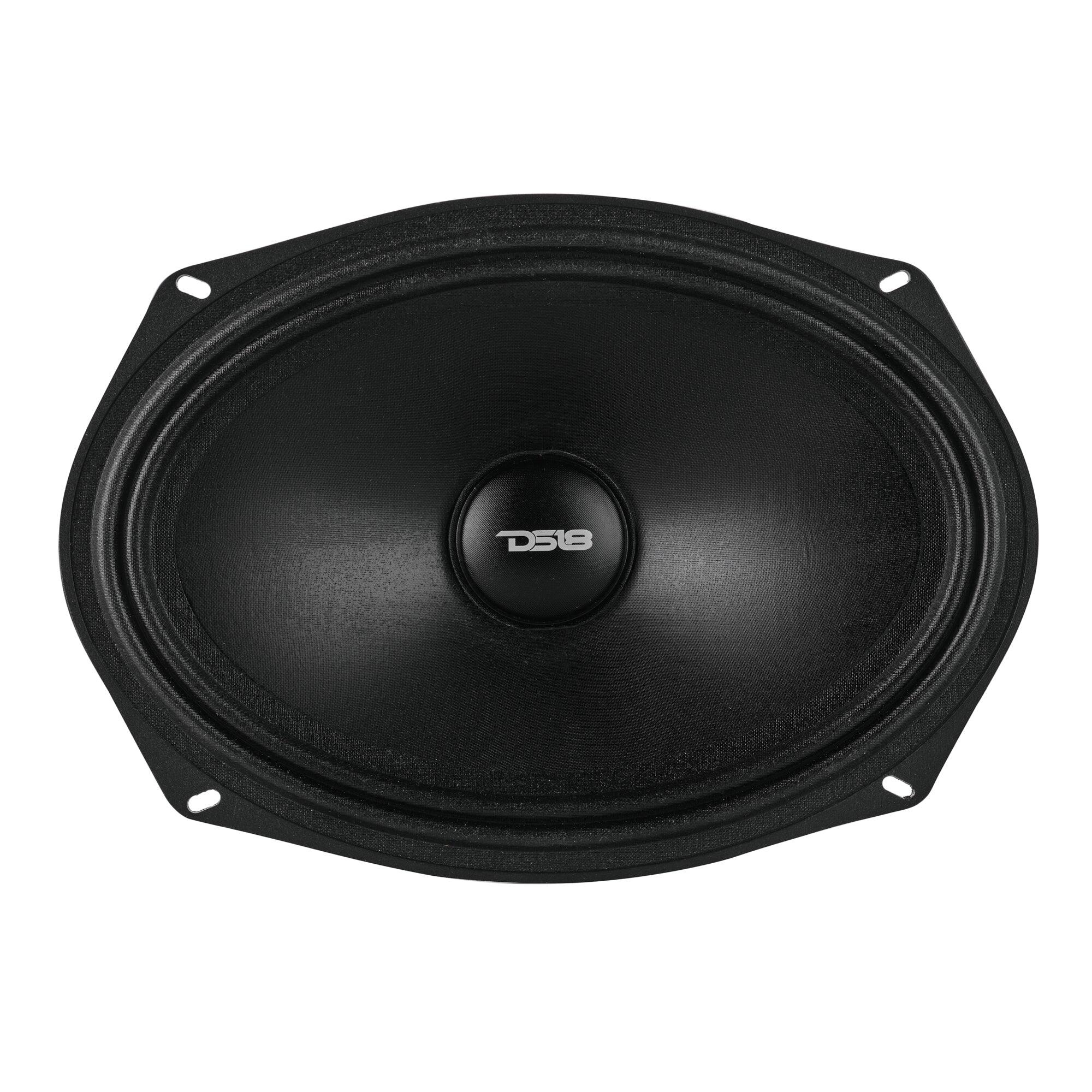 Alt View 1. DS18 Audio - 6x9" Full-Range Speaker With Water Resistant Glass Fiber Cone and Neodymium Magnet | 250W RMS 2-Ohm - Black.