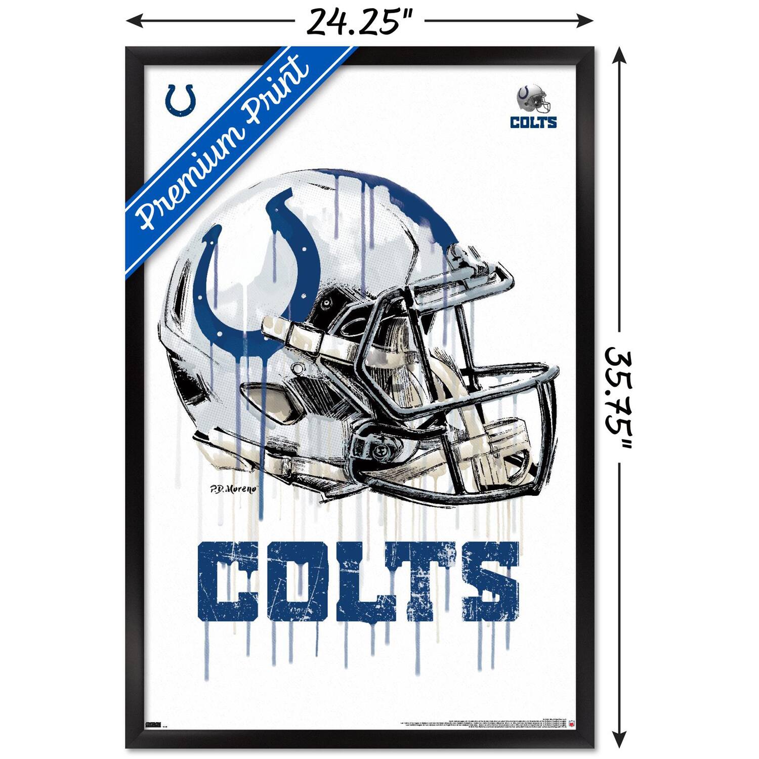 24.25" x 35.75"  
Premium Print  
COLTS  
P. Moreno