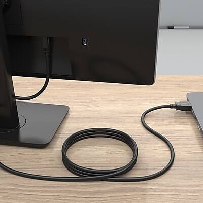 Alt View 6. Staples TECH - Staples TECH 6 ft. USB-A to USB-A Cable, Male to Male, Black (ST62442) - Black.