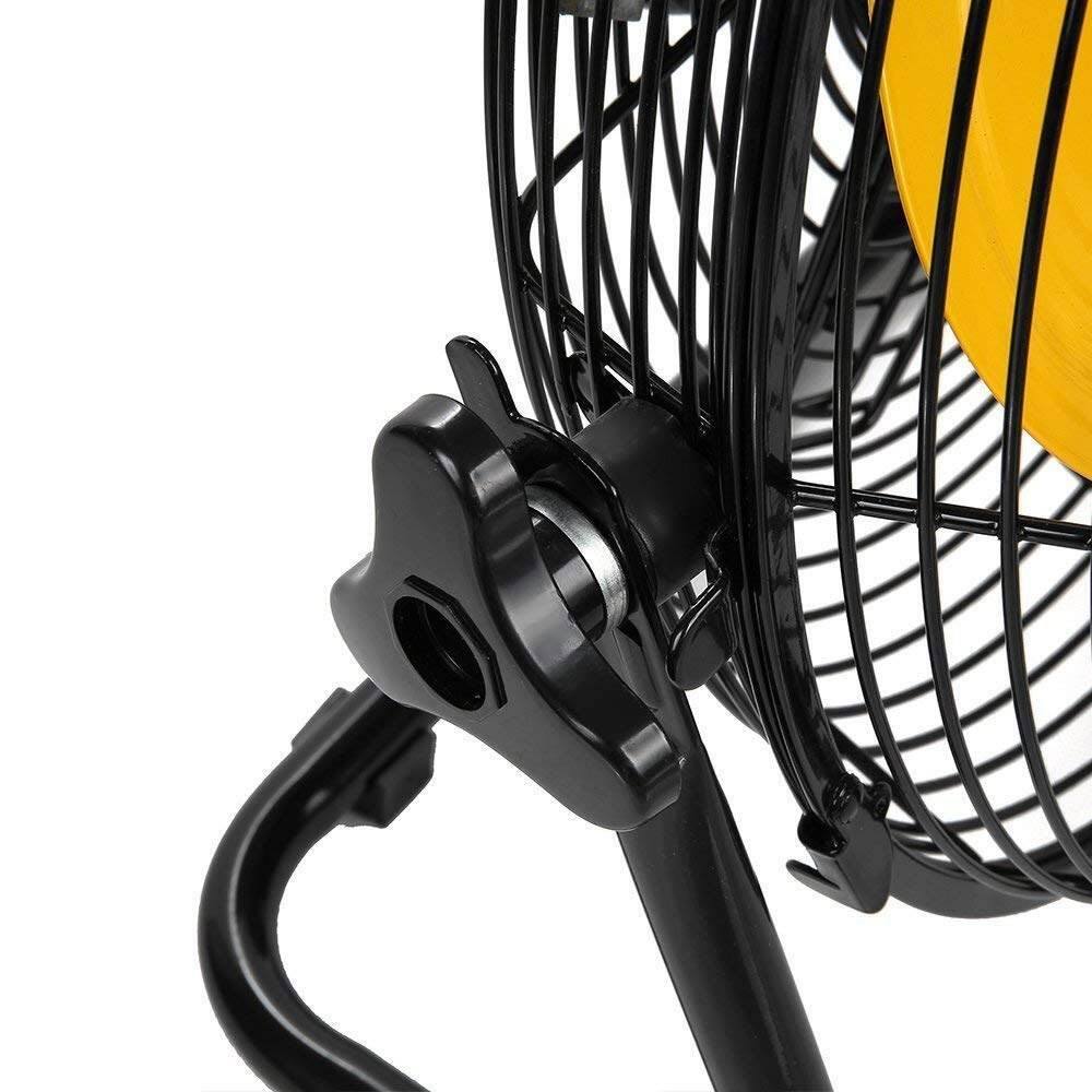 Alt View 2. Master - Master Professional 12 inch High Velocity Powerful Direct Drive Steel Floor Fan - Black.