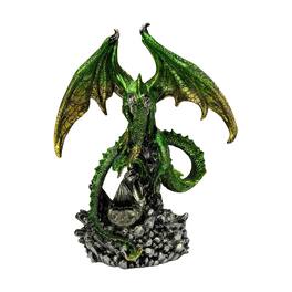 FC Design - 10.25"H LED Dragon with Icicle Figurine Statue Office/Computer Desk Tabletop Medieval Gaming Home Decor Gift - Multi-Color