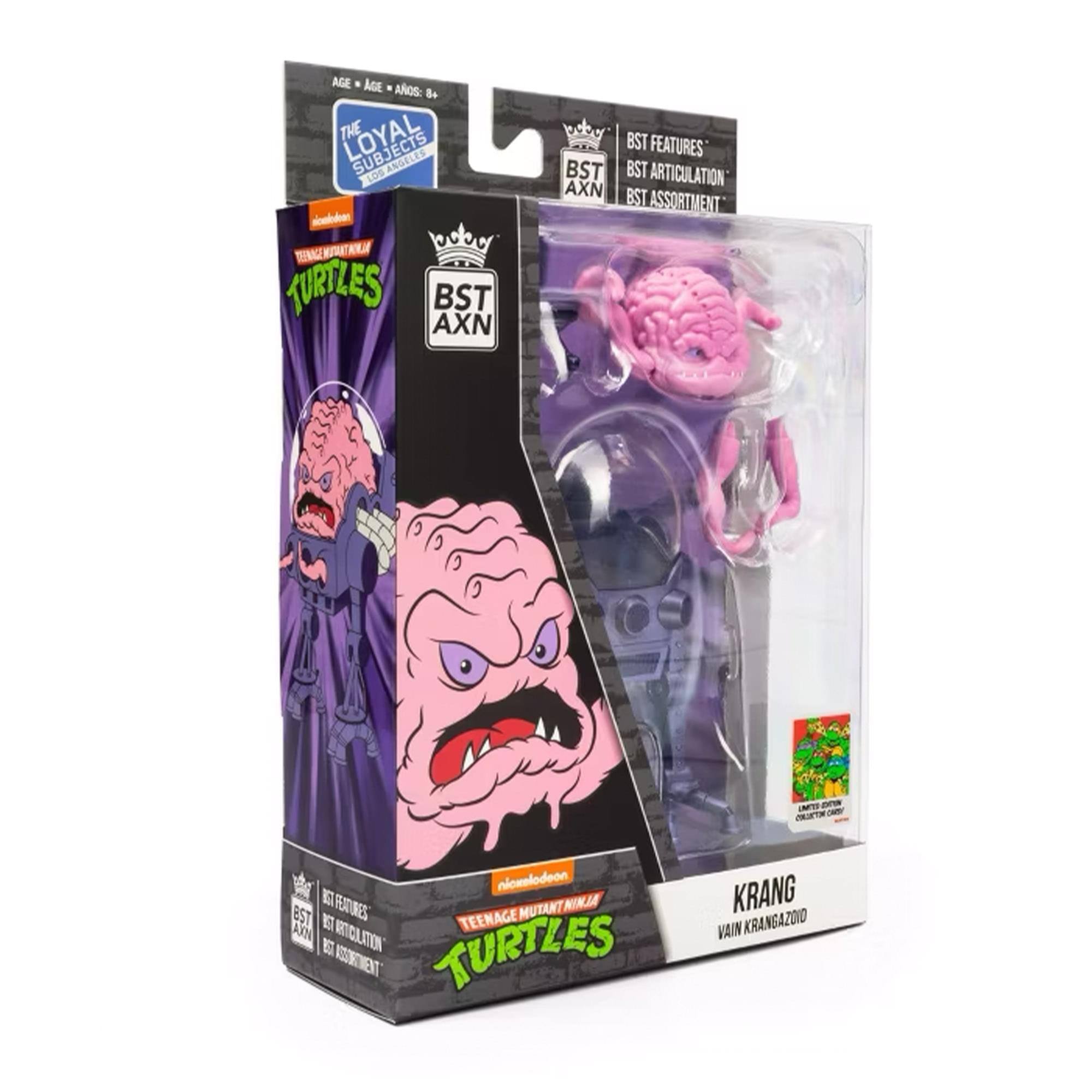 **AGE:** 8+  
**AOS:** 8+  
**THE LOYAL SUBJECTS**  
**BEST AXN**  
**BEST FEATURES**  
**BEST ARTICULATION**  
**BEST ASSORTMENT**  
**nickelodeon**  
**TEENAGE MUTANT NINJA TURTLES**  
**KRANG**  
**VAIN KRANGAZOID**  
**LIMITED EDITION**