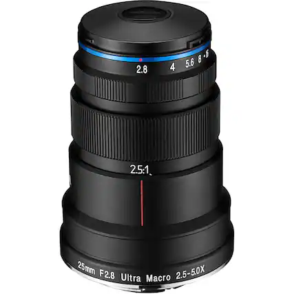 2.8 4 5.6 8 16
2.5:1
25mm F2.8
Ultra Macro 2.5-5.0X