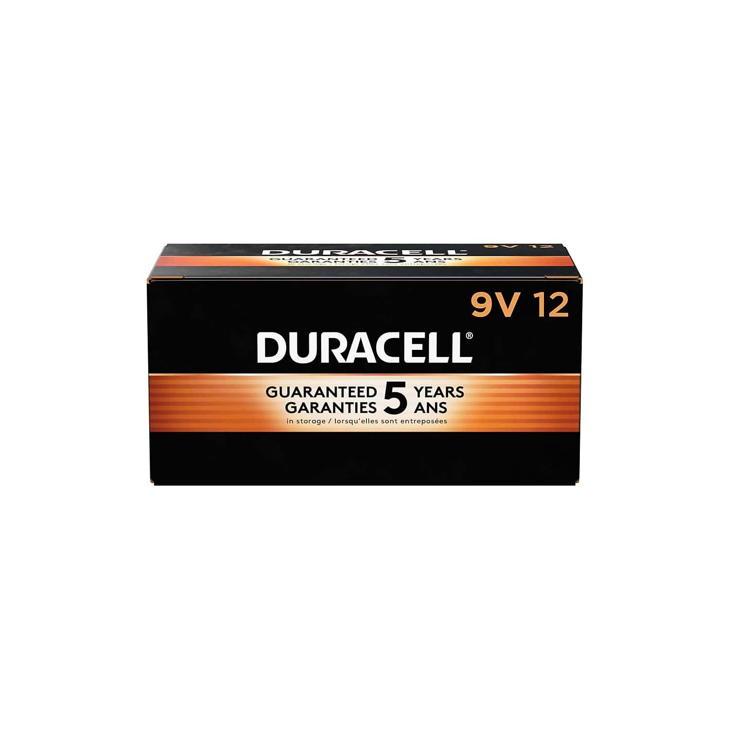Duracell - Coppertop 9V Alkaline Battery, 12/Pack (MN1604BKD)