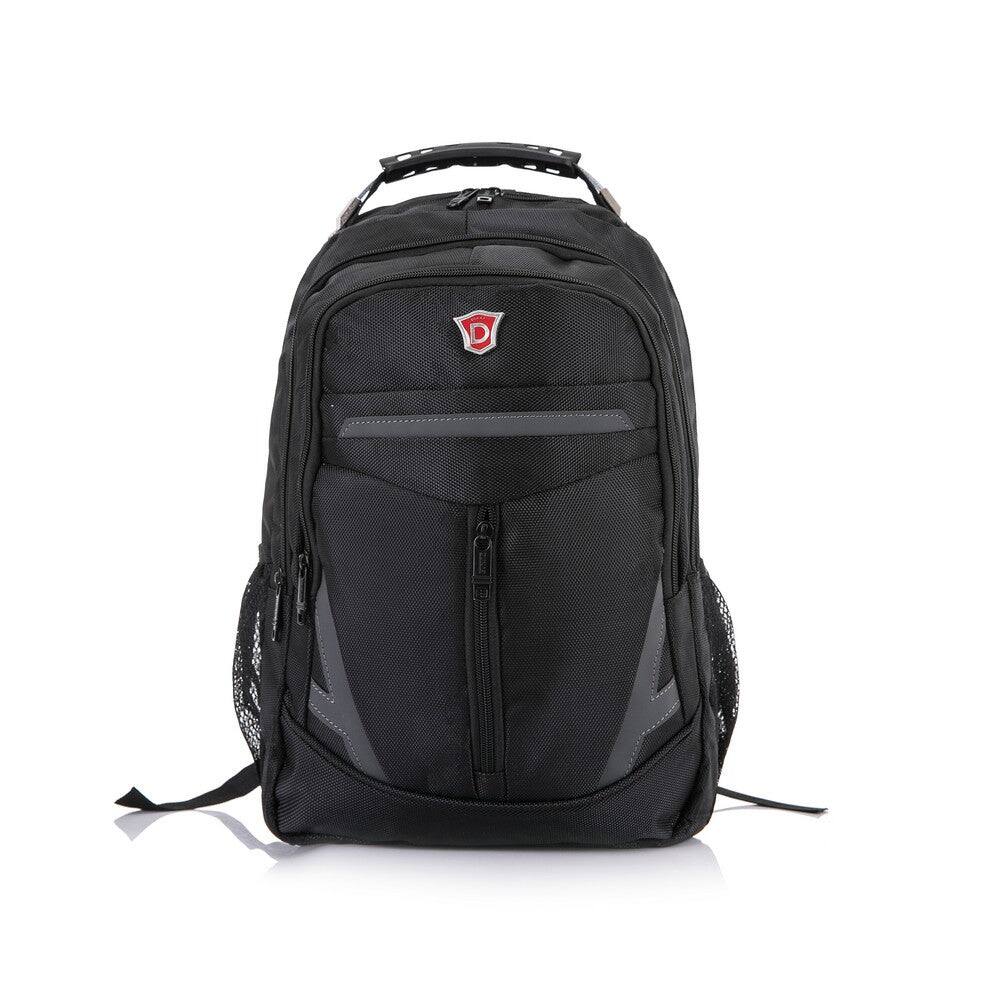 Angle. DUKAP - Eminent  Executive Backpack for Laptops up to 15.6''-Inches - BLACK.