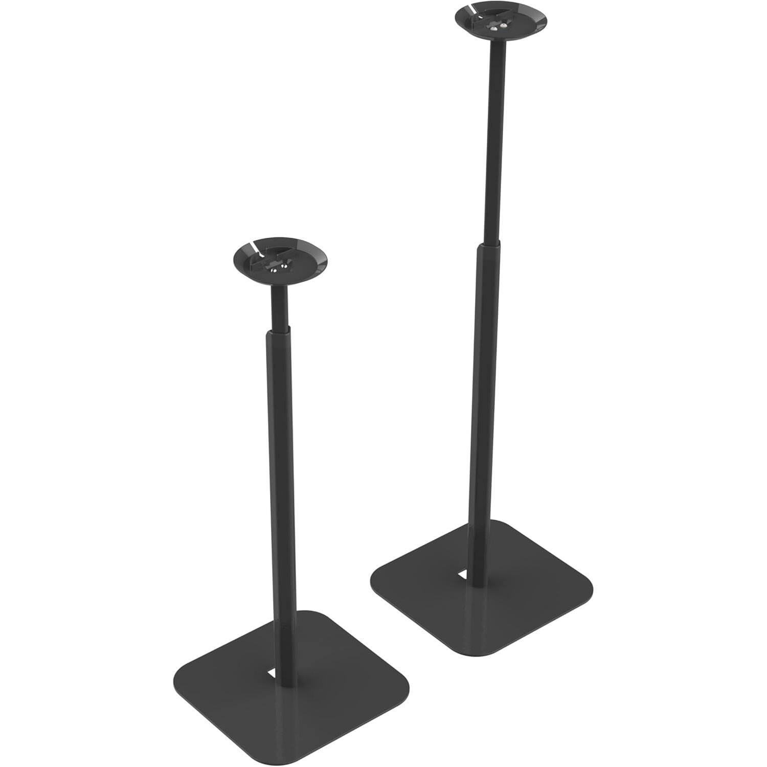 Back. Flexson - FLEXSON Essentials Adjustable Floor Stands for Sonos Era 100 (Black, Pair) - "NA".