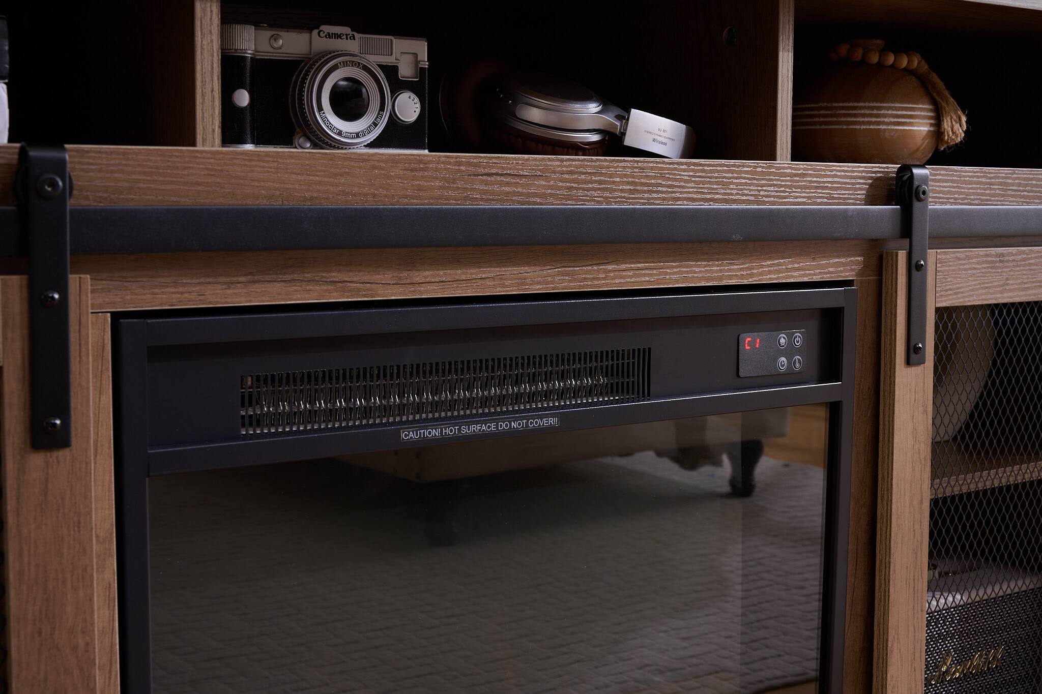 Doral Designs - Electric Heater for TV Stand - Black