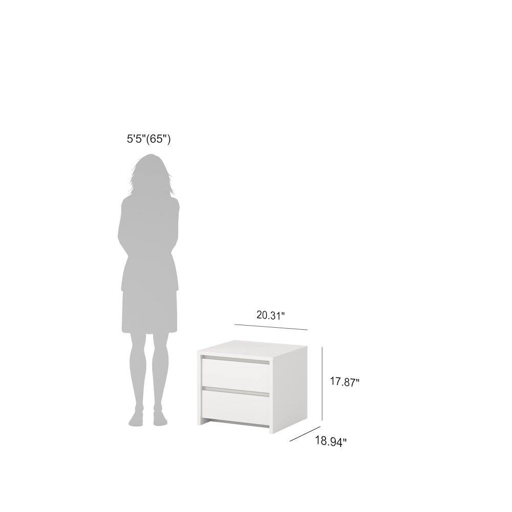 5'5" (65")  
20.31"  
17.87"  
18.94"
