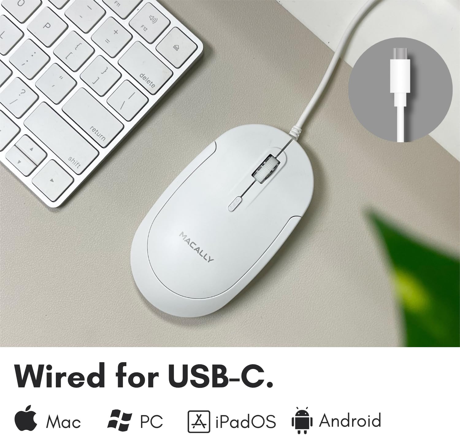 Wired for USB-C.

Mac PC iPadOS Android
