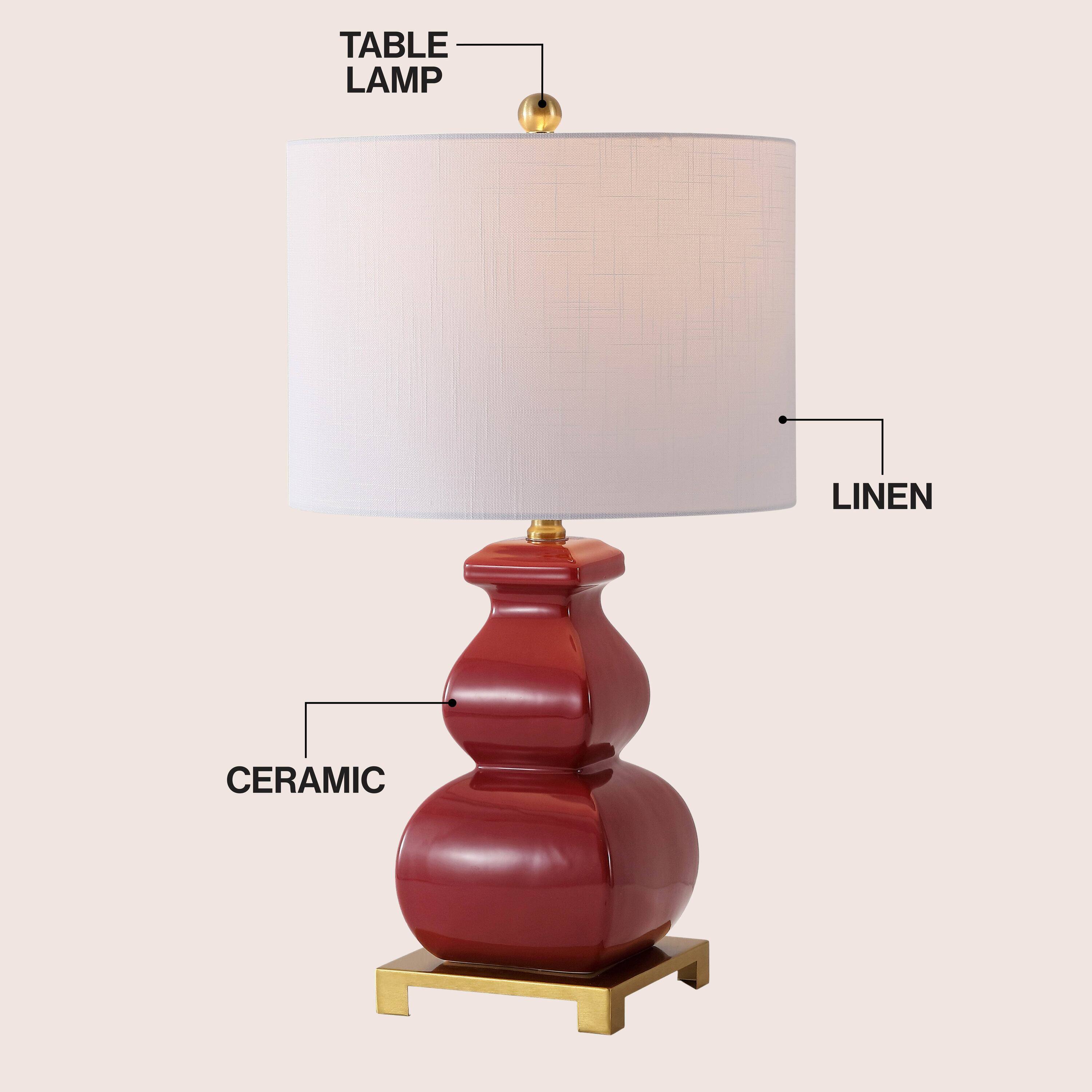 TABLE LAMP  
LINEN  
CERAMIC
