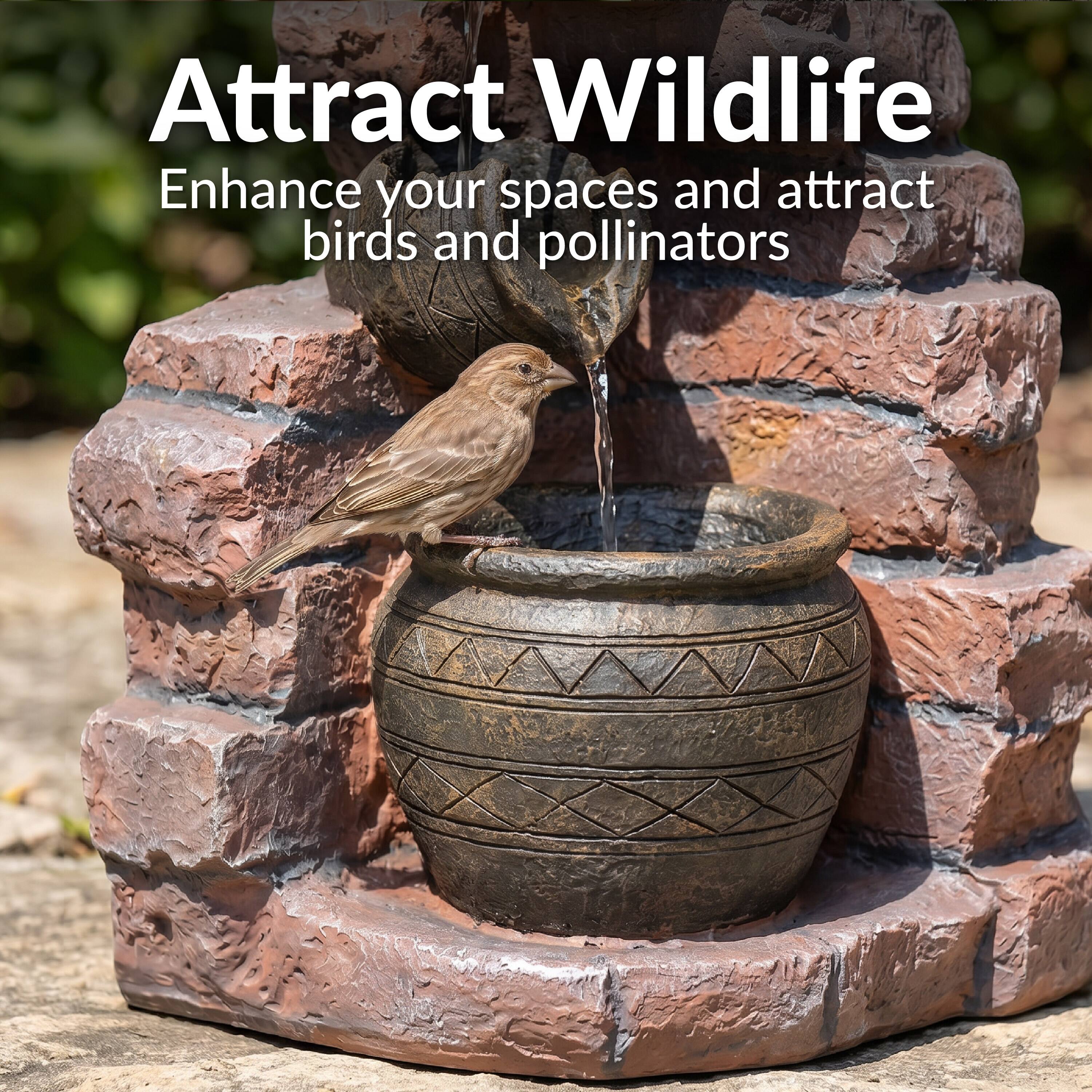 Attract Wildlife  
Enhance your spaces and attract birds and pollinators