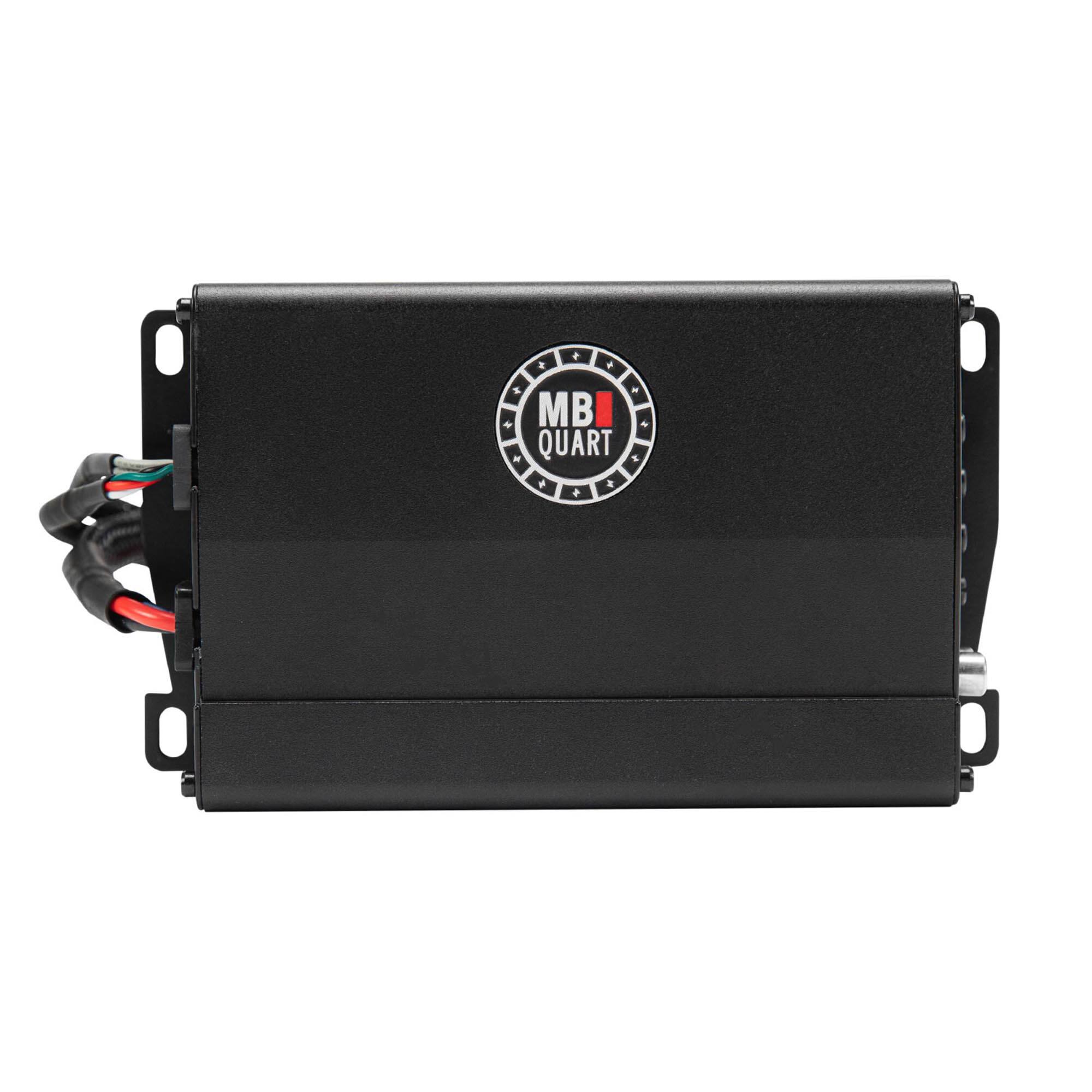 Alt View 1. MB Quart - MB Quart NA4-400.1 Nautic 400 Watt Waterproof Monoblock Amplifier 200x1 @ 4OHM, 400x1 @ 2OHM - Black/Gray.