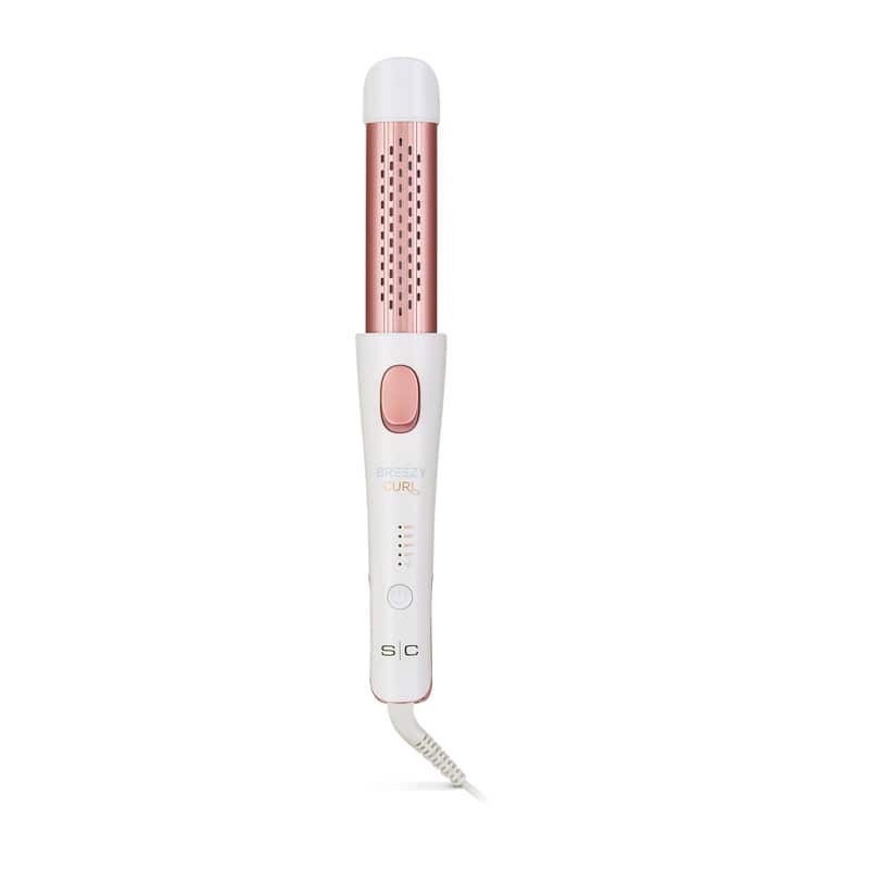 StyleCraft - Breezy Curl 2-in1 Cool Air Hair Styler Tourmaline Ionic Technology for Straight or Wavy Styles - White