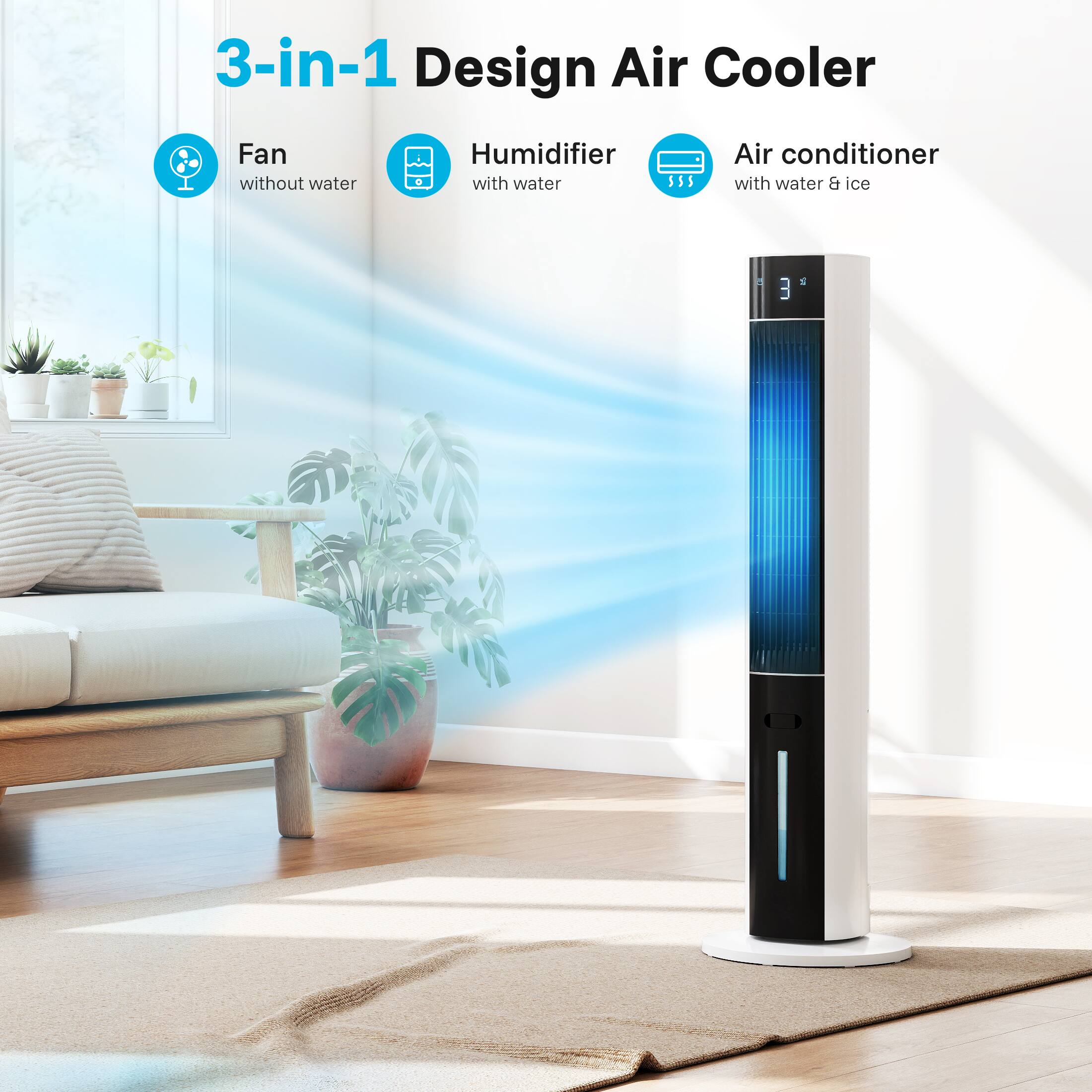 Symphony Cooler Without Water Tower Fan Cooler With Water Tower