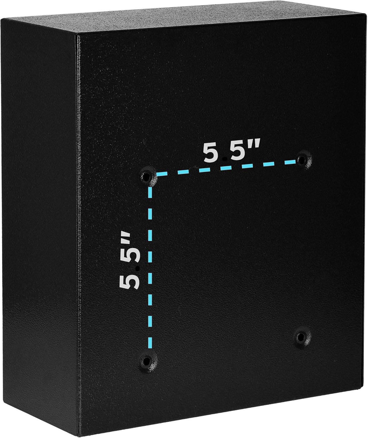 Alt View 7. AdirOffice - Large Steel Wall-Mounted Drop Box Safe with Key Lock - Black.