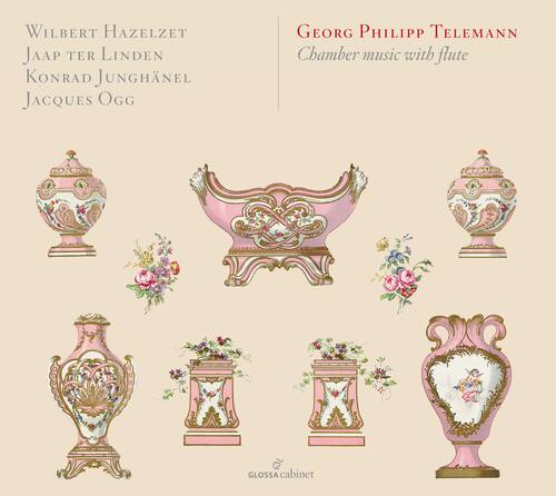 Wilbert Hazelzet  
Jaap ter Linden  
Konrad Jungnäel  
Jacques Ogg  

Georg Philipp Telemann  
Chamber music with flute  

GLOSSA cabinet