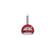Front. Alfa - Moderno Portable Pizza Oven (Gas) - Antique Red.