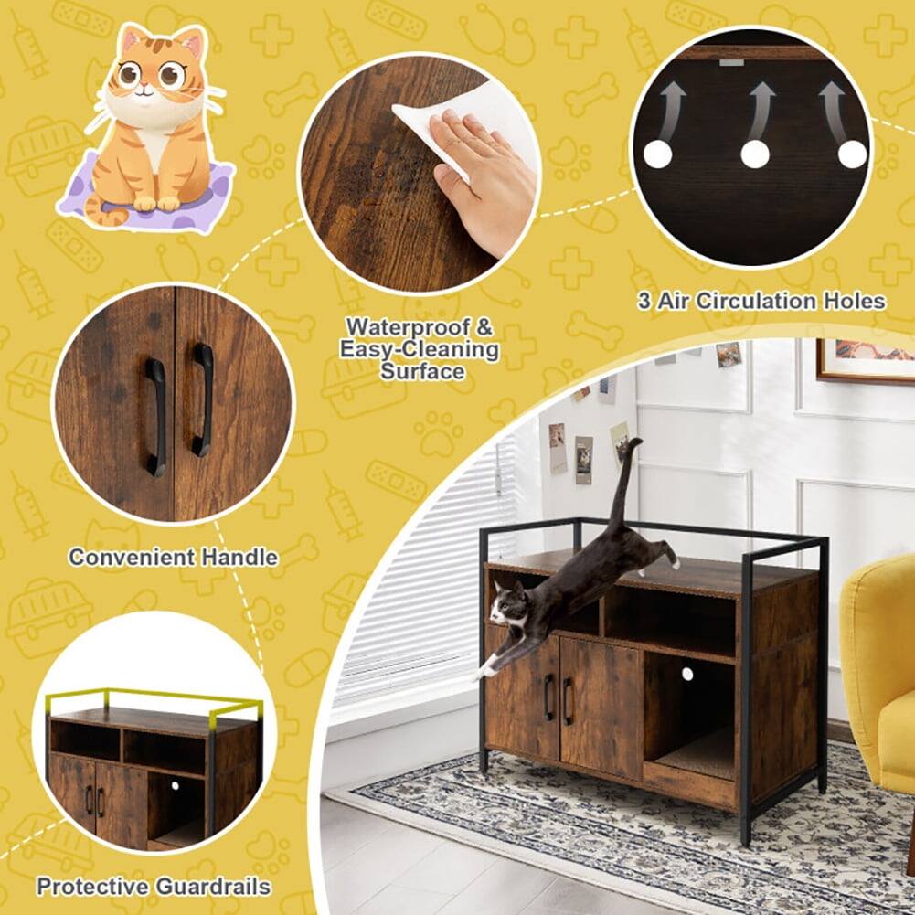 - Waterproof & Easy-Cleaning Surface
- 3 Air Circulation Holes
- Convenient Handle
- Protective Guardrails