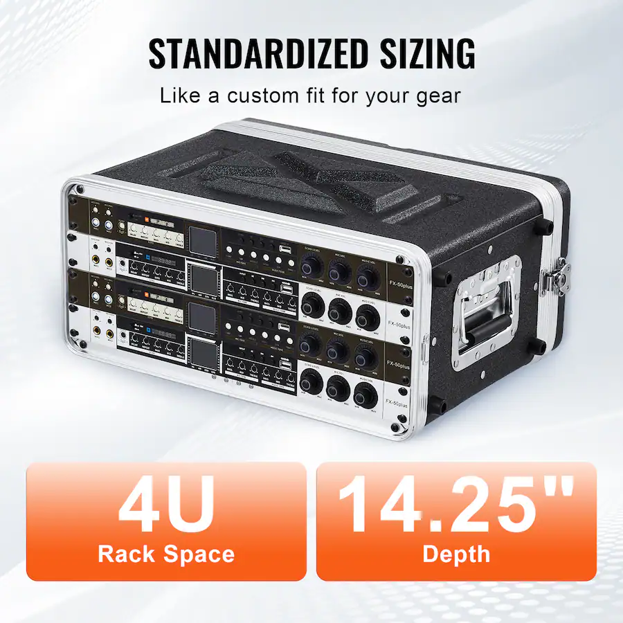 4u Rack Try VEVOR 4U Rack Case, Standard 14 in Depth, Server Rack Cabinet with ABS ...