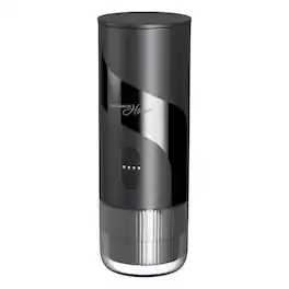 Magnavox - 2-in-1 Portable Espresso and Ground Coffee Maker, USB Rechargeable - Black