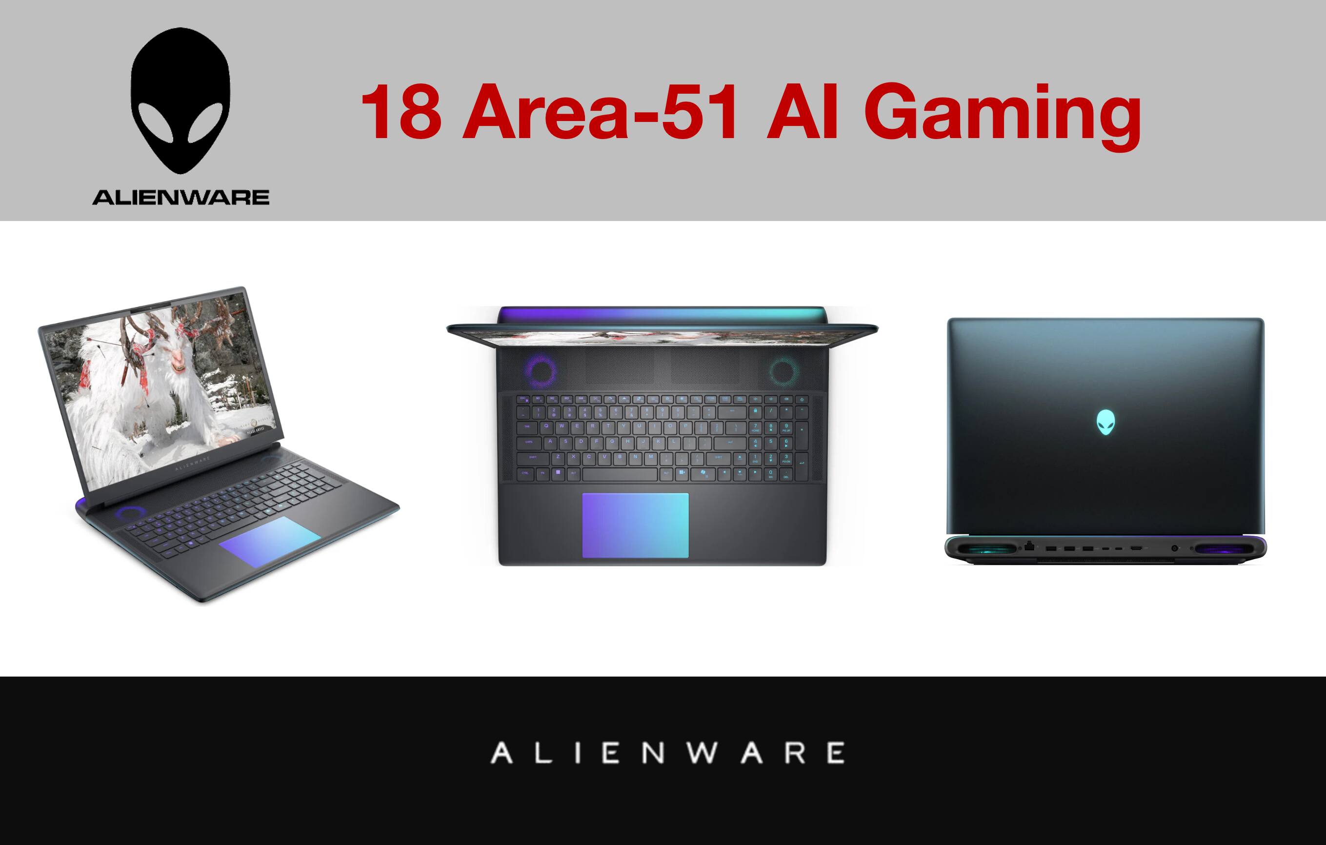 ALIENWARE 18 Area-51 AI Gaming  
ALIENWARE