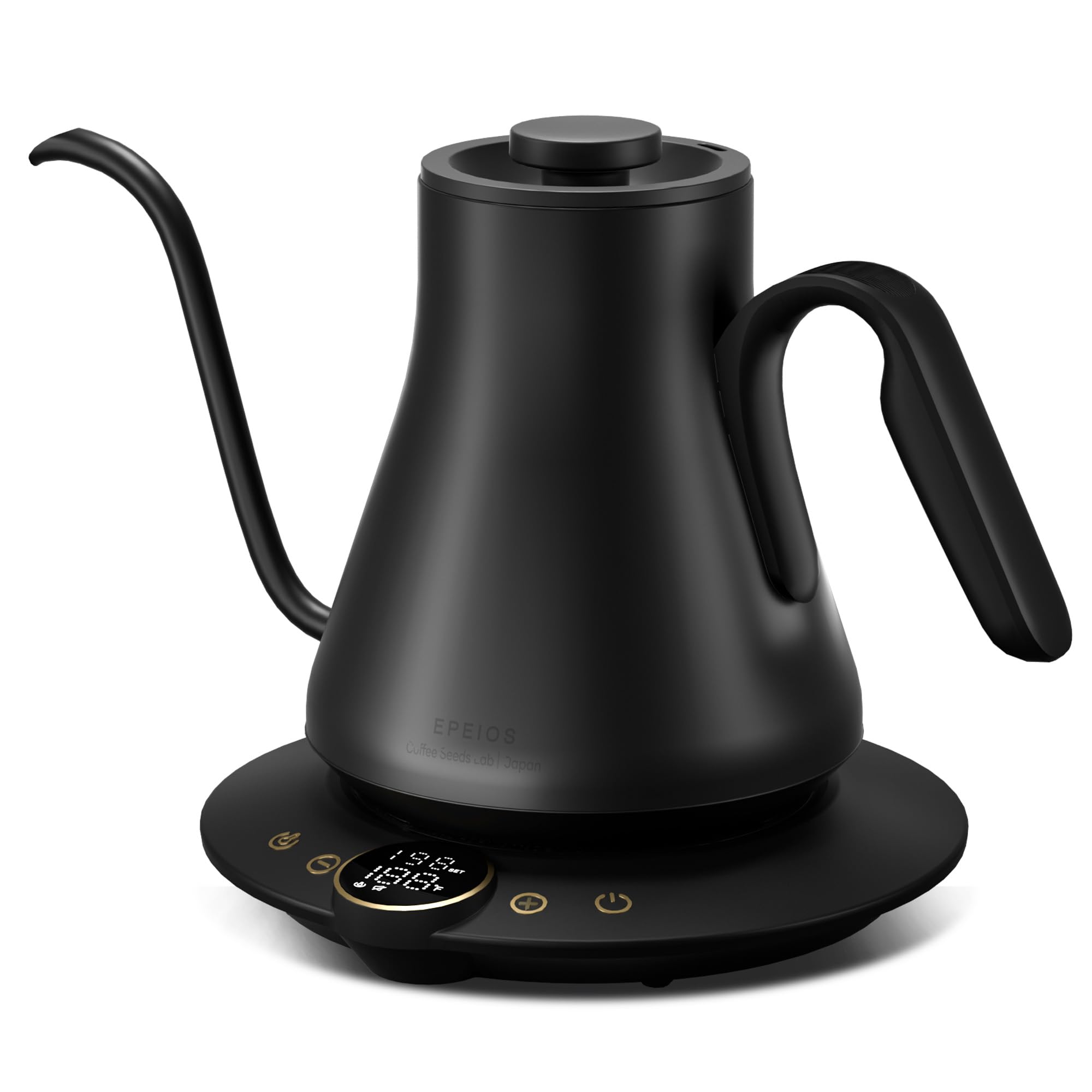 Dapper Styles Gooseneck Electric Kettle With ±1℉ Temperature Control ...