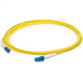 AddOn - 3m LC to LC OS2 Simplex OFNR (Riser-Rated) SMF Fiber Patch Cable - 9.84 ft Fiber Optic Network Cable for - Yellow