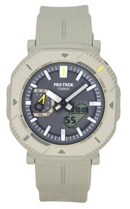 Casio - Pro Trek Analog Digital Smartphone Link Resin Strap Dial Tough Solar PRJ-B001-7 100M Men's Watch - Gray