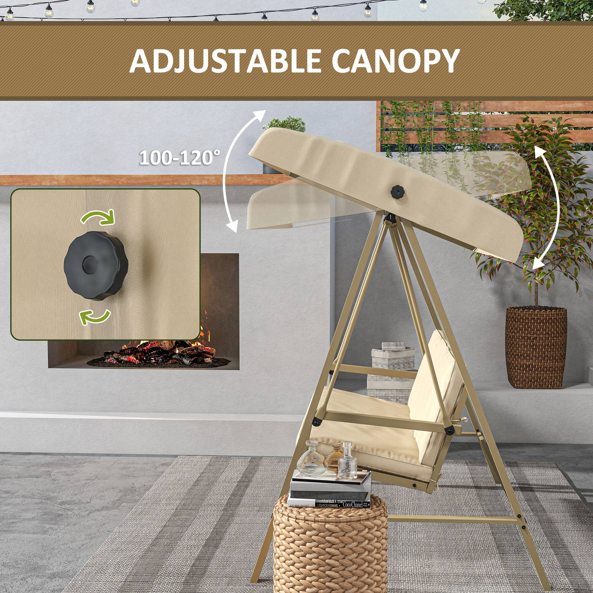 ADJUSTABLE CANOPY 100-120°