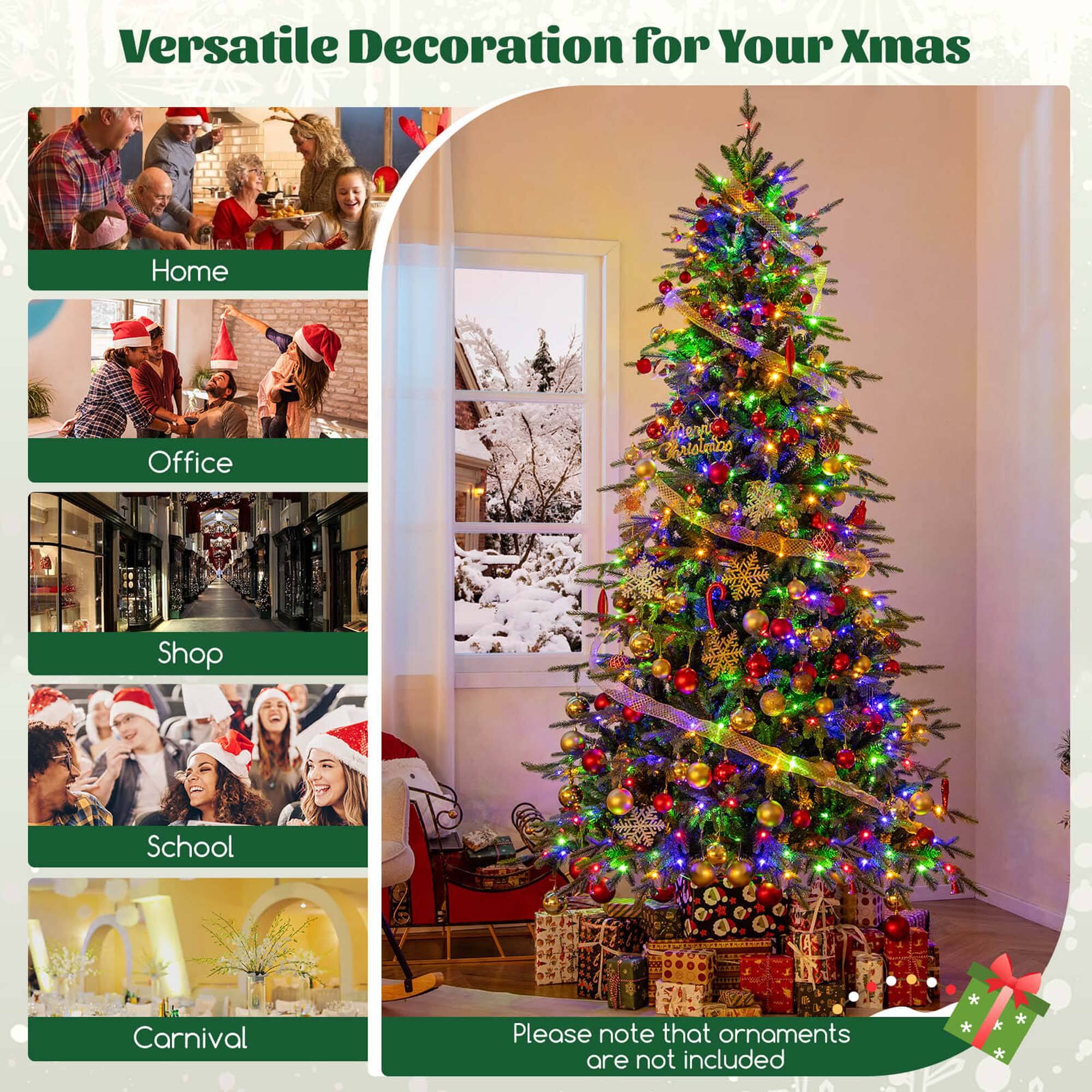 Versatile Decoration for Your Xmas Home Office Shop School Carnival Please note that ornaments are not included