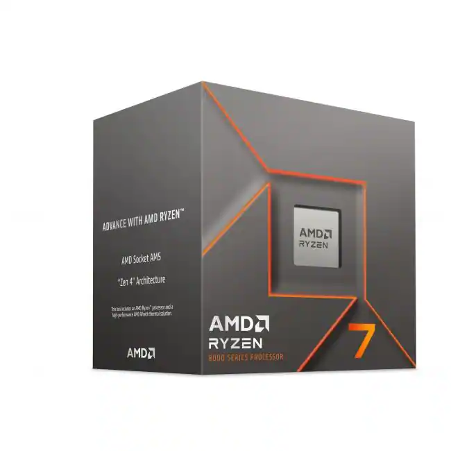 AMD Ryzen 8700F Desktop Processor Core 16 Threads GHz Max BoostSpeed 24 MB Total Cache PCIe Ready