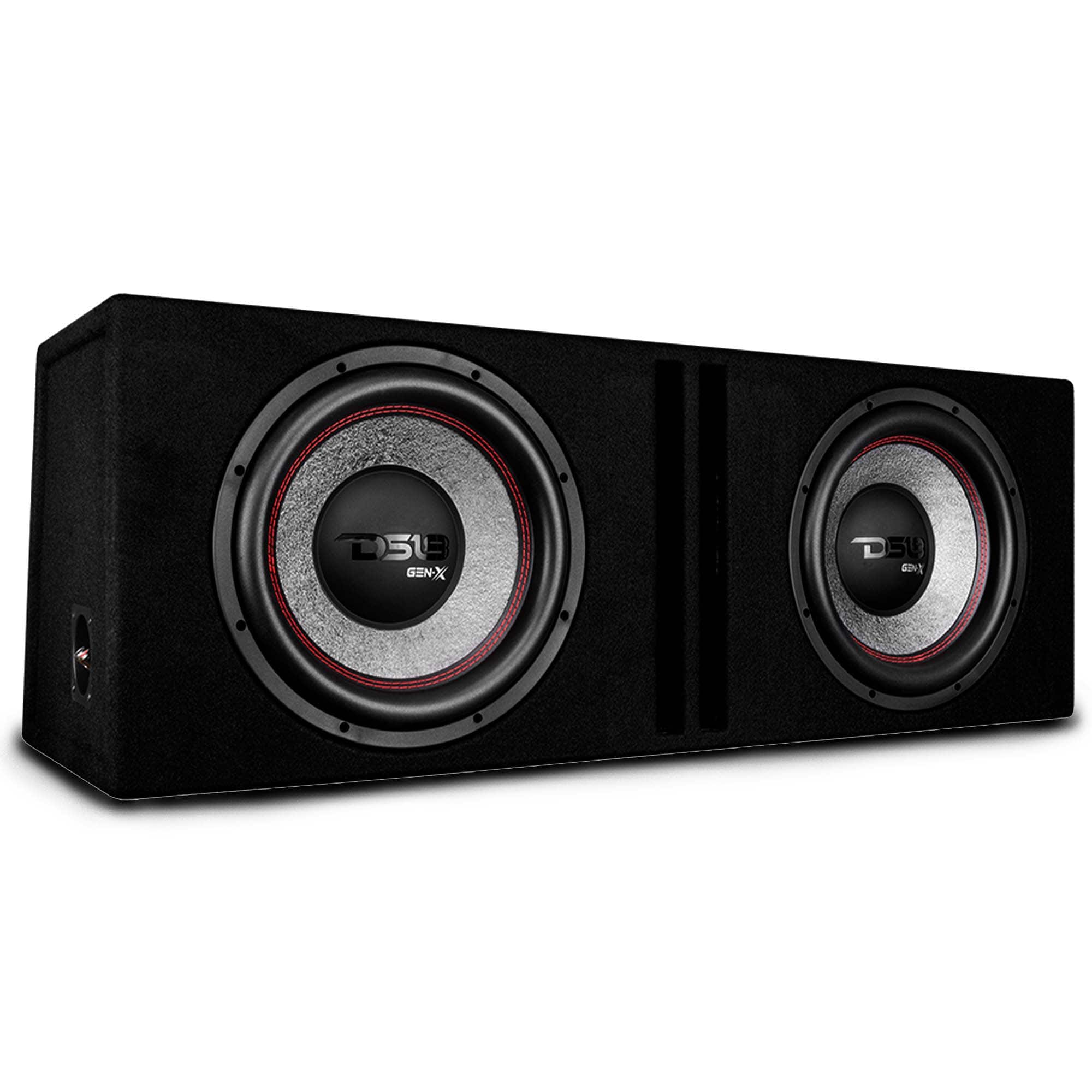 DS18 Audio - GEN-X Dual 12" Loaded Ported Subwoofer Enclosure, 900W RMS
