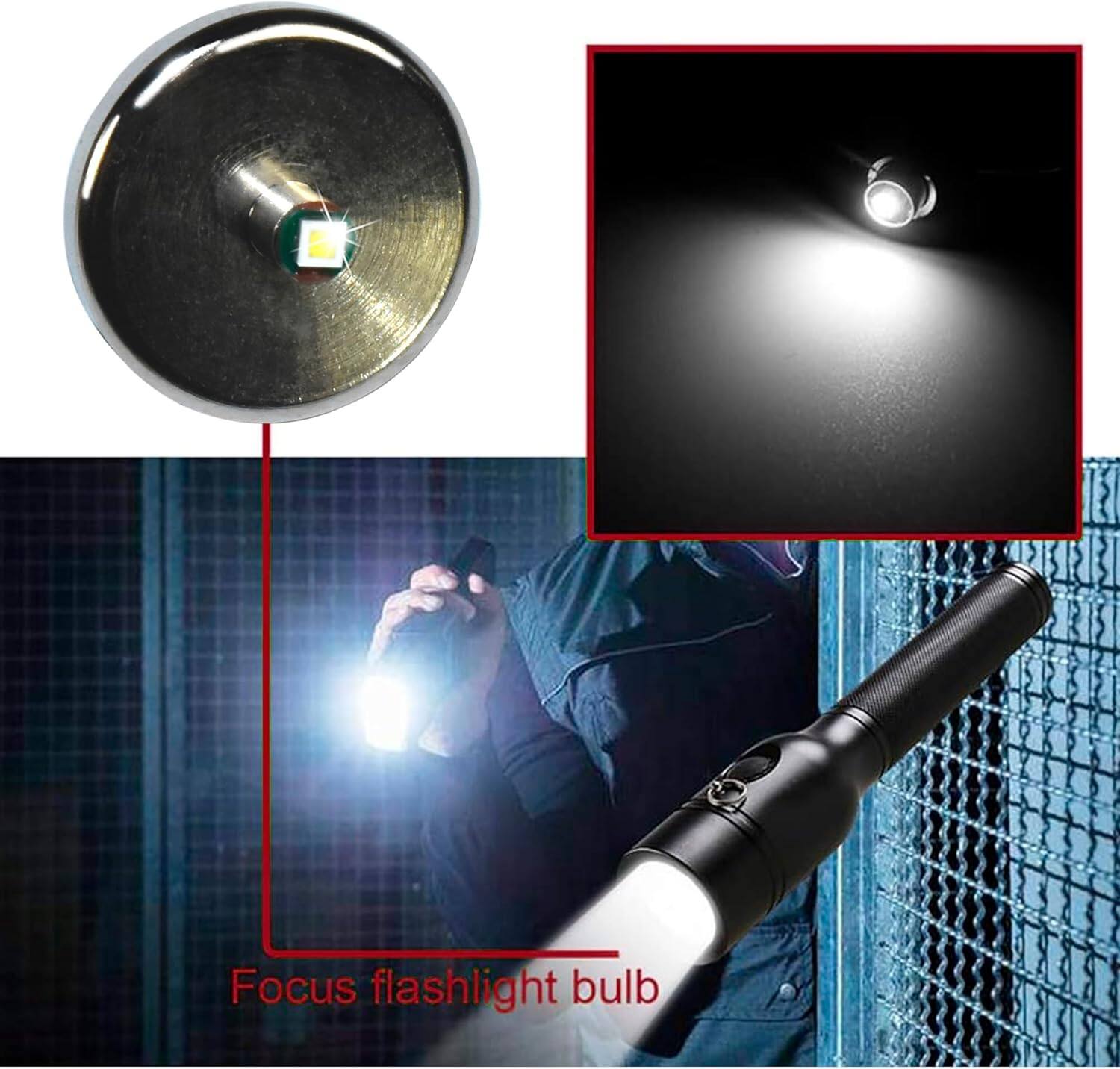 Focus flashlight bulb