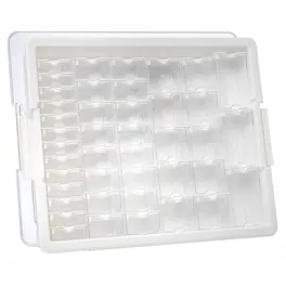 Elizabeth Ward Bead Storage Solutions 45 Piece Assorted Craft Supplies Organizer - Clear