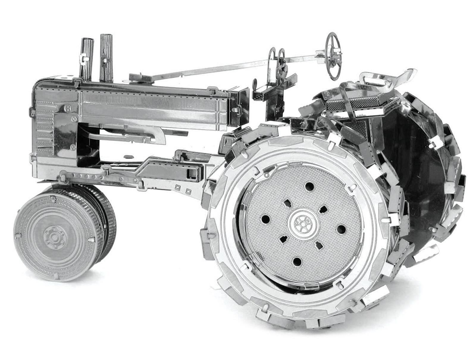 Alt View 2. Metal Earth - Model Kit Farm Tractor (Challenging Difficulty) Steel Model by Metal Earth.
