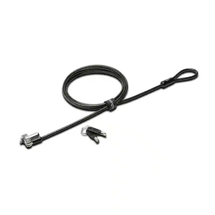 Front. Kensington - N17 Keyed Lock Wedge-Shaped Slots 5mm Keying System Anti-Pick Hidden Pin Technology Carbon Steel Cable K64457WW.