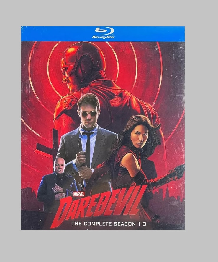 Front. Daredevil Complete Series Seasons 1-3 (Blu-ray).