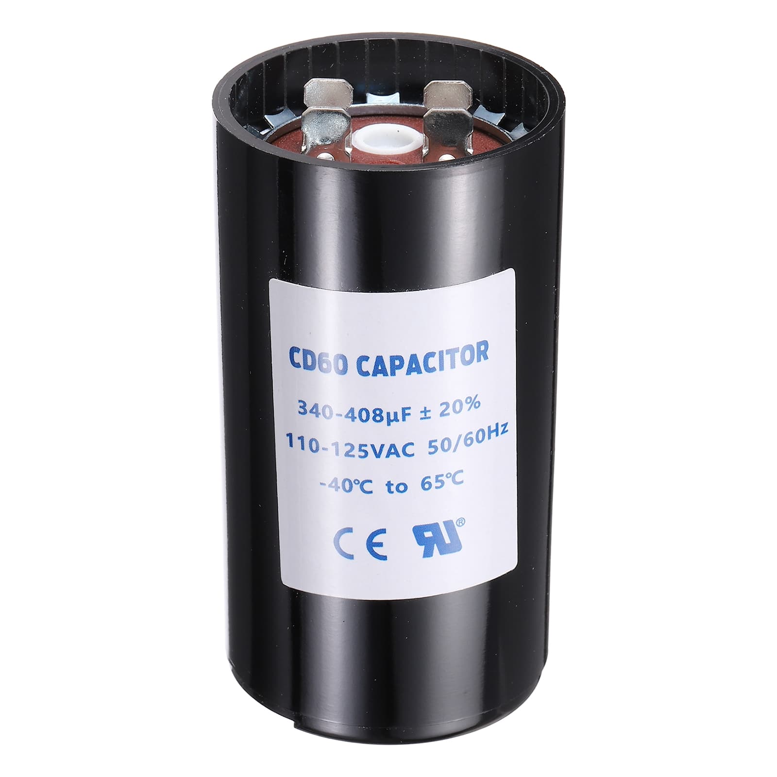 Unique Bargains - CD60 Capacitor 340-408 Mfd, 110-125 VAC Run Motor Start Capacitor 50/60Hz for Fan/Well Pump price history on PriceWatchPro
