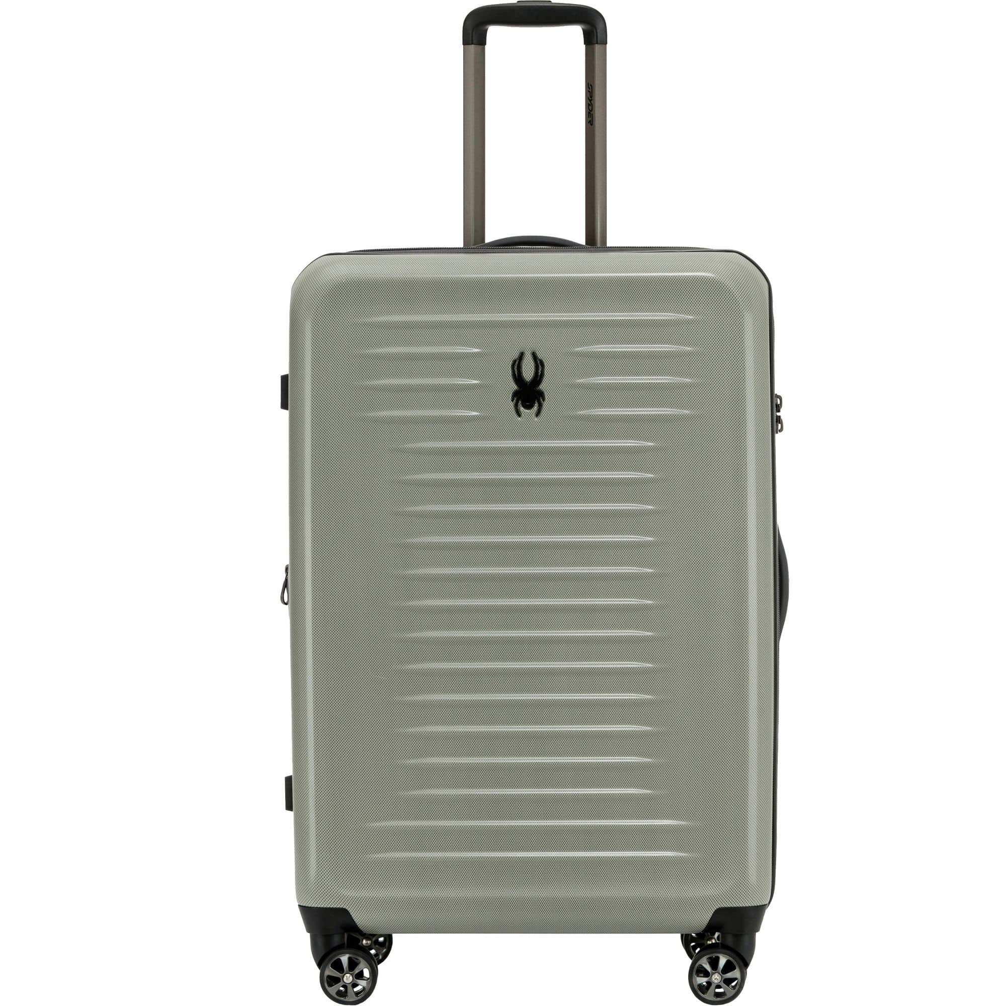 Spyder - Rails 29 Inch Expandable Hardside Upright Suitcase with 360 Spinner Wheels, TSA Approved Lock - Moss Gray