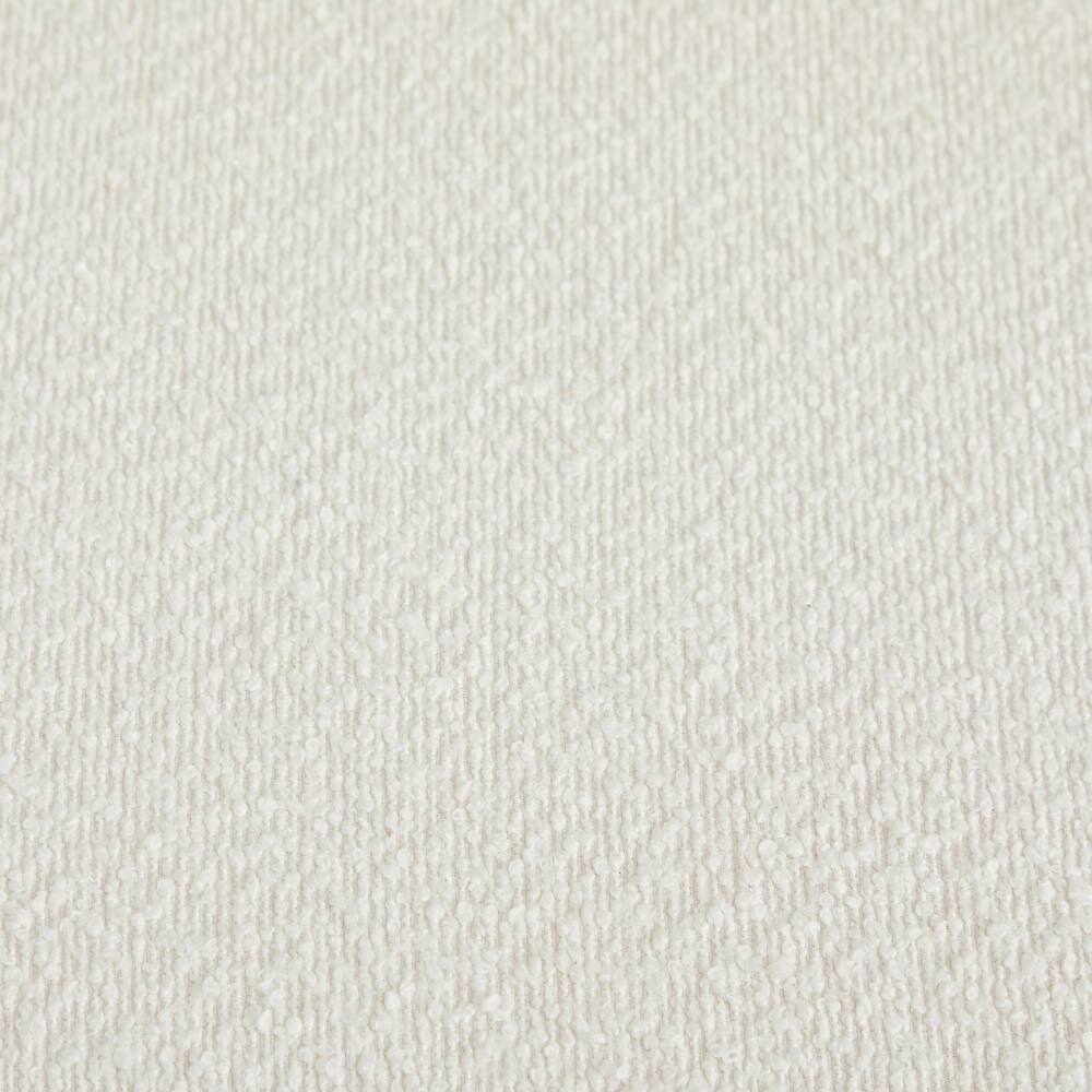 Alt View 6. Ropilly - Ropilly Ivory Boucle End of Bed Bench Upholstered Entryway Daybed with Natural Wood Frame and Bolster Pillows - Ivory.