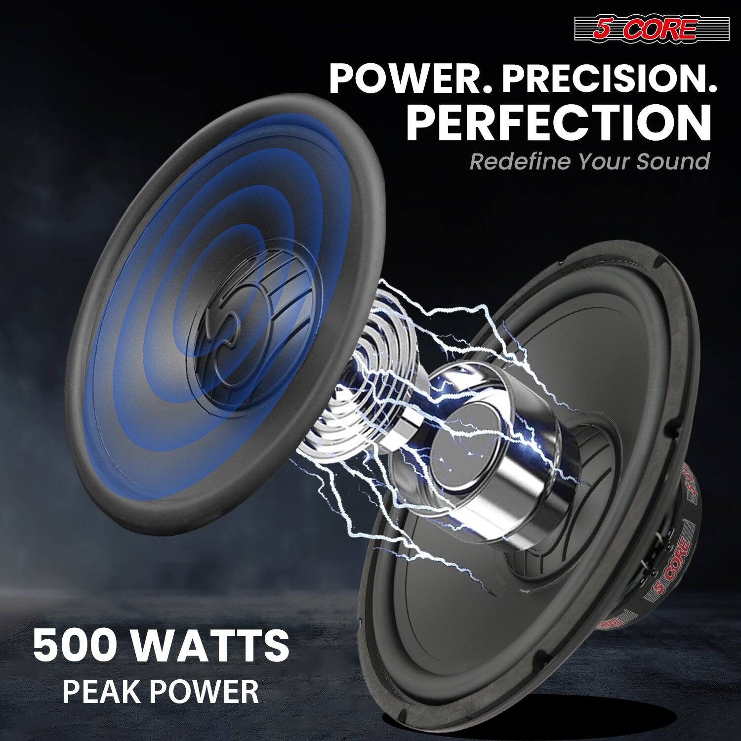 POWER. PRECISION. PERFECTION Redefine Your Sound
500 WATTS PEAK POWER