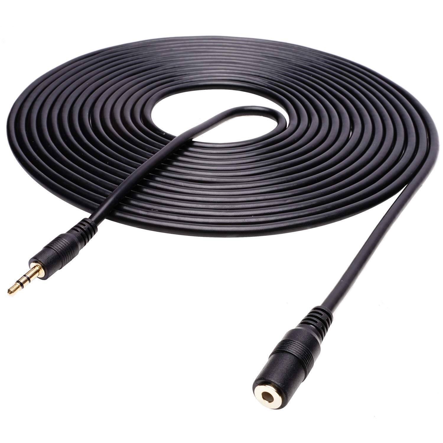 Front. MOVO - Movo MC20 3.5mm TRS Female to Male Extension Cable - 20ft.